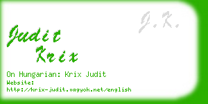 judit krix business card